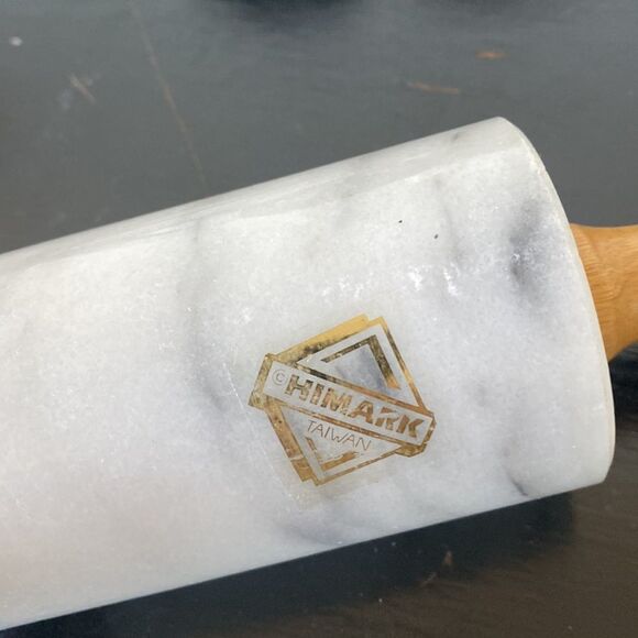 HiMARK Marble Rolling Pin With Wooden Handles - Picture 2 of 7